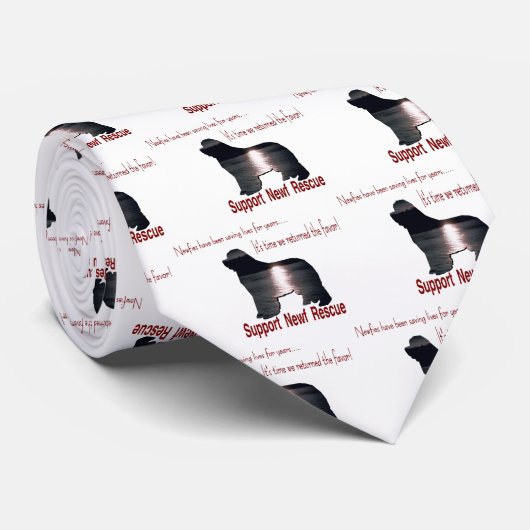 Redding voor Newfoundland Stropdas (Opgerold)