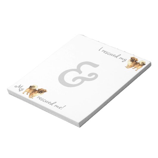 Redding voor Tibetaans Spaniel Notitieblok (Linkerzijde)