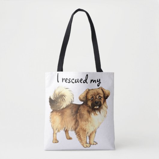 Redding voor Tibetaans Spaniel Tote Bag (Voorkant)