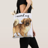 Redding voor Tibetaans Spaniel Tote Bag (Dichtbij)
