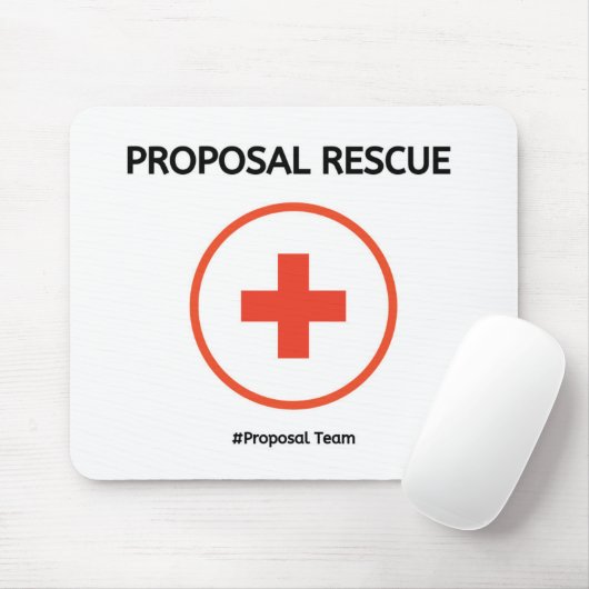 Redding voorstel muismat (Met muis)