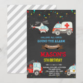 Reddings noodgeval verjaardag kaart (Voorkant / Achterkant)