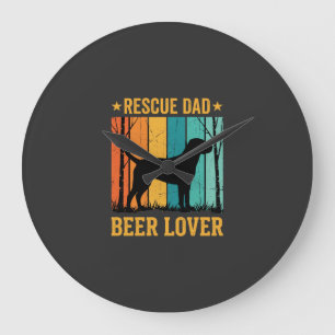 Reddings Vader Bierliefhebber Vintage Hond Grote Klok