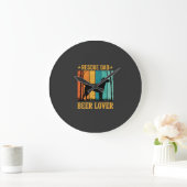 Reddings Vader Bierliefhebber Vintage Hond Grote Klok (Huis)