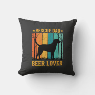 Reddings Vader Bierliefhebber Vintage Hond Kussen