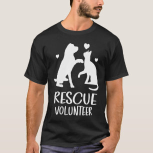REDDINGS VRIJWILLIGER Dieren Asiel Hond Kat Liefd T-shirt