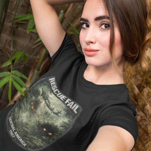 Reddingsactie Mislukt Dames Donkere T-shirt