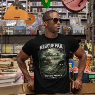 Reddingsactie Mislukt Heren Donkere T-shirt