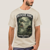 Reddingsactie Mislukt Heren Waarde T-shirt (Voorkant)