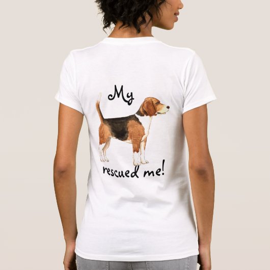 Reddingsbeagle T-shirt (Achterkant)