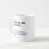 Reddingsbeker Cadeau Koffiemok (Voorkant links)