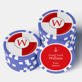 Reddingsboei Monogram Cruise Scheeps Maatwerk Poker Chips