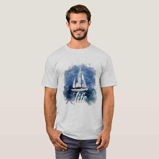 Reddingsboot Blue T-Shirt (Voorkant volledig)