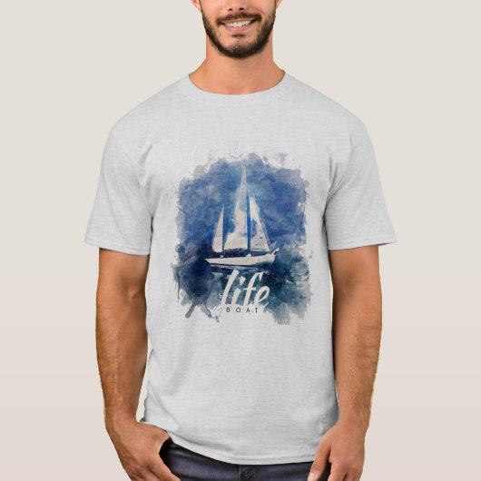 Reddingsboot Blue T-Shirt (Voorkant)