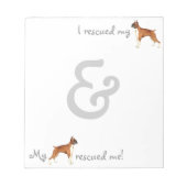 Reddingsboxer Notitieblok (Voorkant)