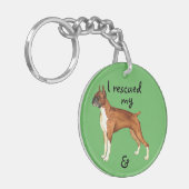 Reddingsboxer Sleutelhanger (Voorkant Links)