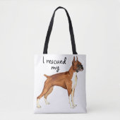 Reddingsboxer Tote Bag (Voorkant)