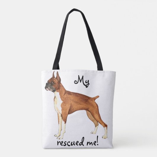 Reddingsboxer Tote Bag (Achterkant)