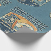 Reddingsbrigade Surf Patrol Opgericht 1950 Cadeaupapier (Hoek)