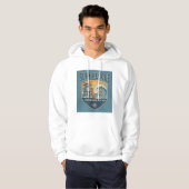 Reddingsbrigade Surf Patrol Opgericht 1950 Hoodie (Voorkant volledig)
