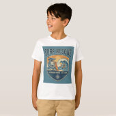 Reddingsbrigade Surf Patrol Opgericht 1950 T-shirt (Voorkant volledig)