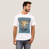Reddingsbrigade Surf Patrol Opgericht 1950 T-shirt (Voorkant volledig)