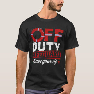Reddingsbrigadist op vakantie Zwemveiligheid Zwemm T-shirt