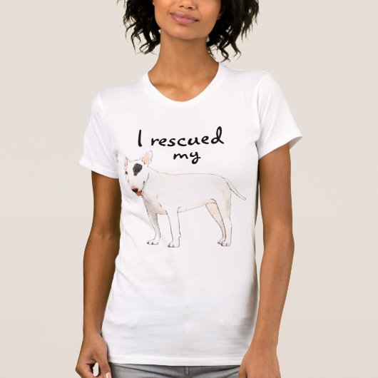 Reddingsbull Terrier T-shirt (Voorkant)