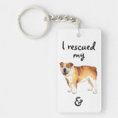 Reddingsbulledog Sleutelhanger (Voorkant)