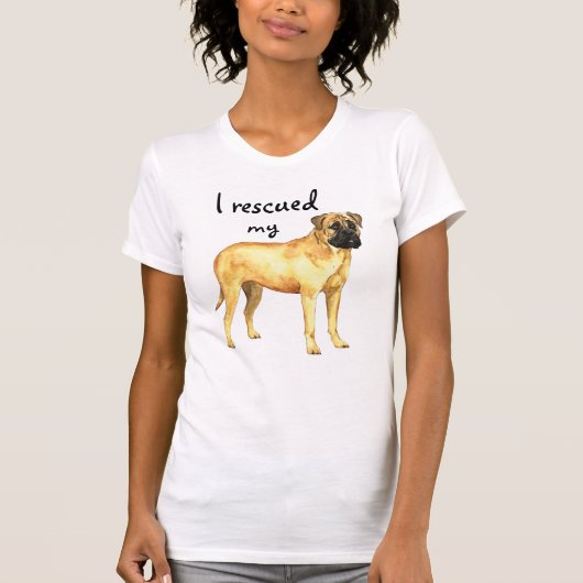Reddingsbullmastiff T-shirt (Voorkant)