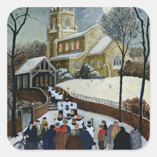 Reddingsdag Vierkante Sticker (Voorkant)