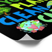 Reddingsdieren bijen redden Recyclen plastic aarde Poster (Hoek)