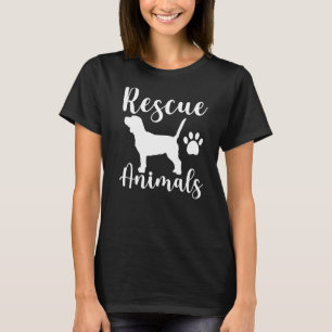 Reddingsdieren Hondenredding Huisdier Adoptie T-shirt