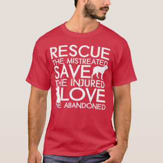 Reddingsdieren Reddingsdieren redden de mis T-shirt