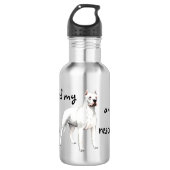 Reddingsdogo Argentino Waterfles (Voorkant)