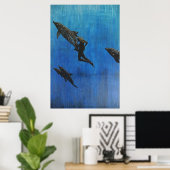 Reddingsdolfijn Poster (Thuiskantoor)