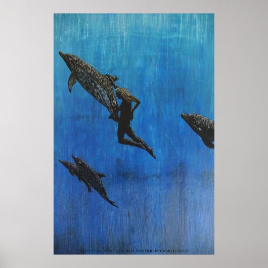 Reddingsdolfijn Poster (Voorkant)