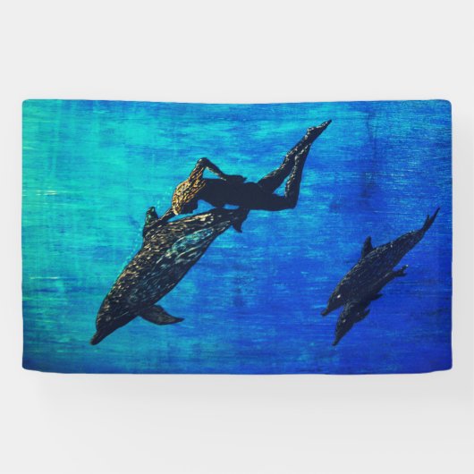 Reddingsdolfijnen Spandoek (Horizontaal)