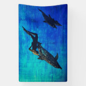 Reddingsdolfijnen Spandoek (Verticaal)