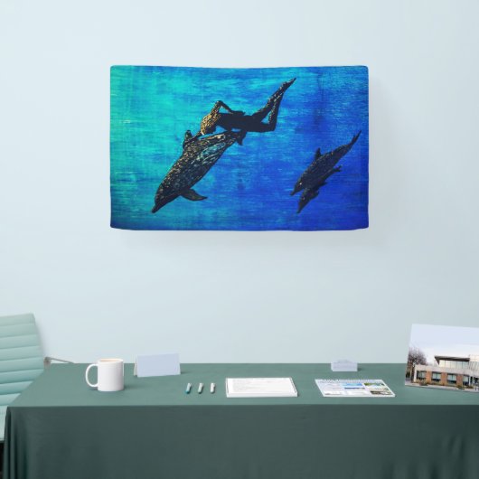 Reddingsdolfijnen Spandoek (Beurs)