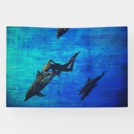 Reddingsdolfijnen Spandoek