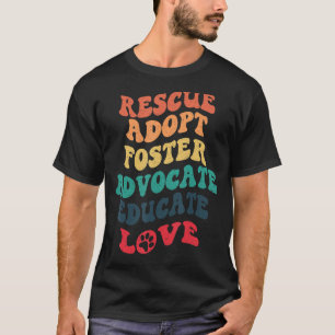 Reddingsdosis Dog om adoptie van gezelschapsdieren T-shirt