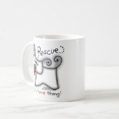 Reddingsdosis ... Het is een liefdesding Koffiemok (Voorkant links)