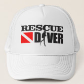 Reddingsduiker 2 trucker pet (Voorkant)