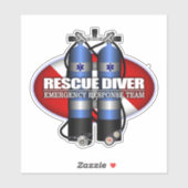 Reddingsduiker (ST) Sticker (Vel)
