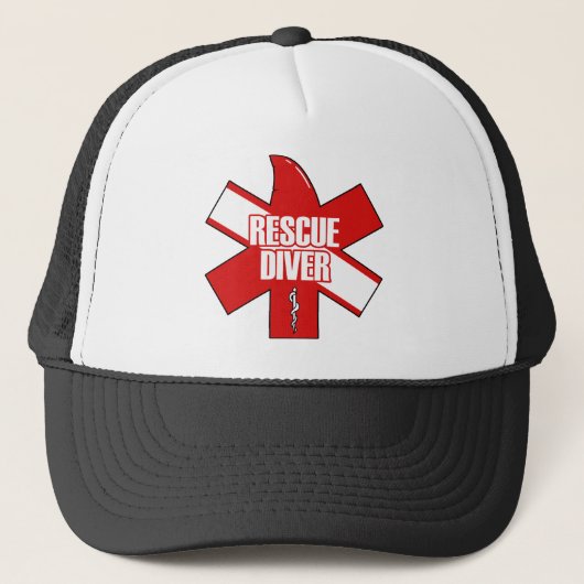 Reddingsduiker Trucker Cap (Voorkant)