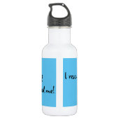 Reddingsflesje Ibizan Hound Stainless Steel Water Waterfles (Achterkant)