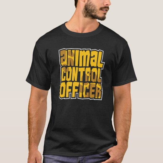 Reddingsfunctionaris voor de dierencontrole 5 t-shirt (Voorkant)