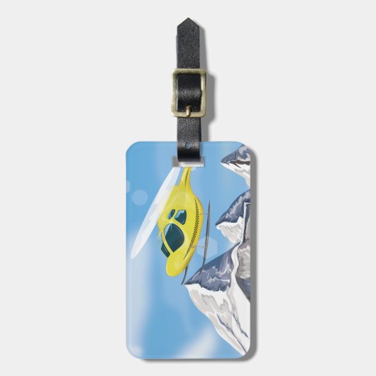 Reddingshelikopter Bagagelabel (Voorkant verticaal)