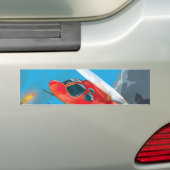 Reddingshelikopter Bumpersticker (Op auto)